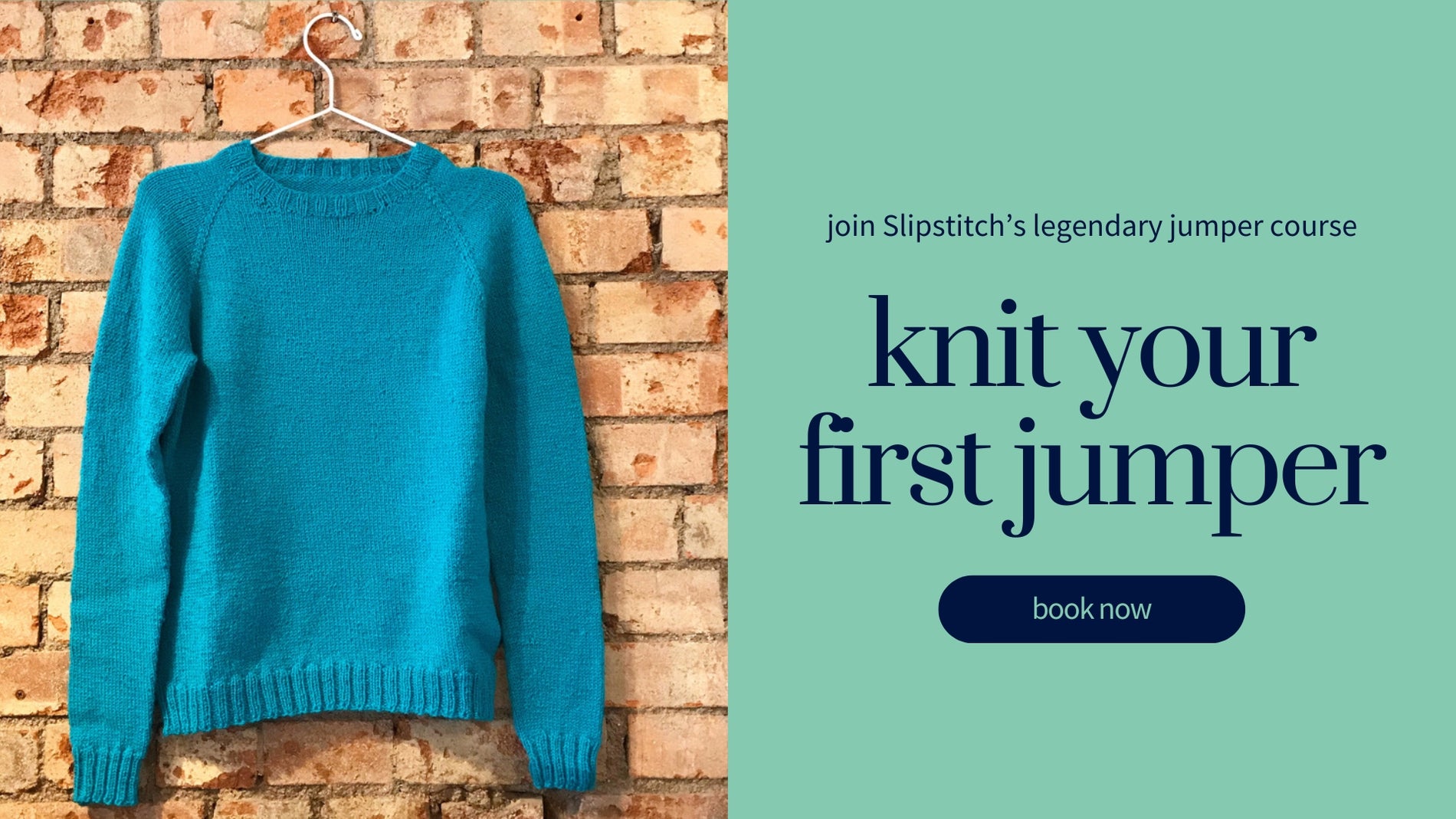 23 11 07 knit your first jumper website banner 1920 x 1080 px