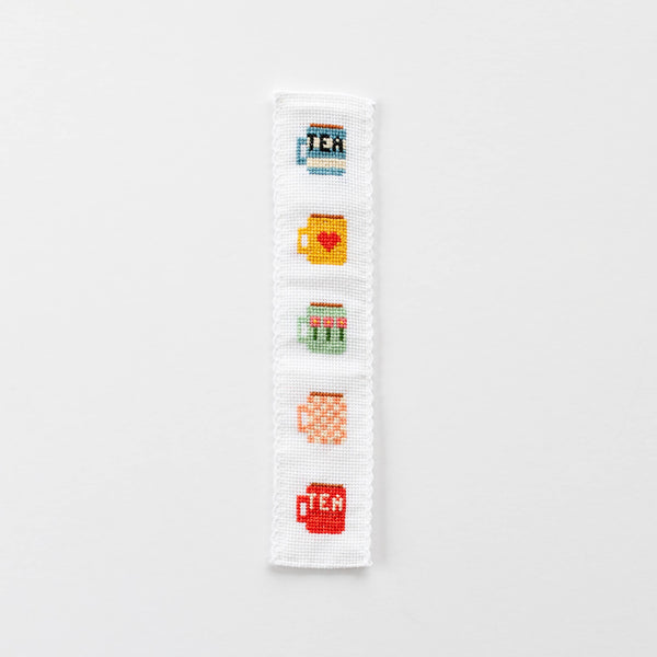 Tea/Mugs Cross Stitch Bookmark Kit