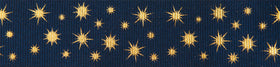 Golden Star Christmas Ribbon /m