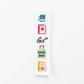 Bookish Cross Stitch Bookmark Kit