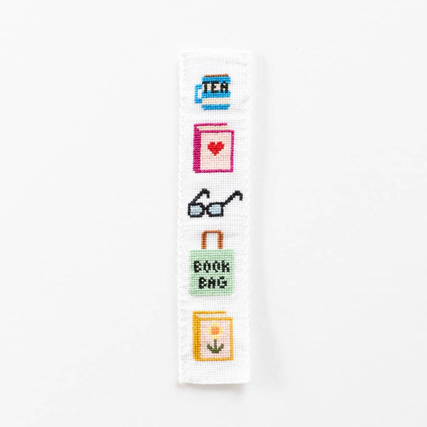 Bookish Cross Stitch Bookmark Kit