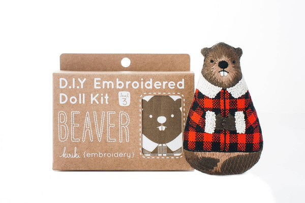 PRE-ORDER Beaver Embroidery Kit