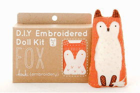 PRE-ORDER Fox Embroidery Kit