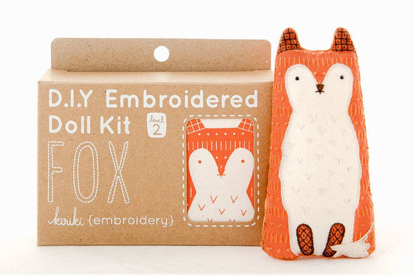 PRE-ORDER Fox Embroidery Kit