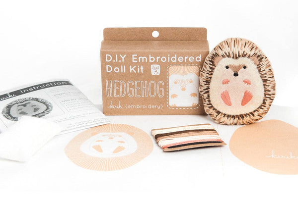 Hedgehog Embroidery Kit