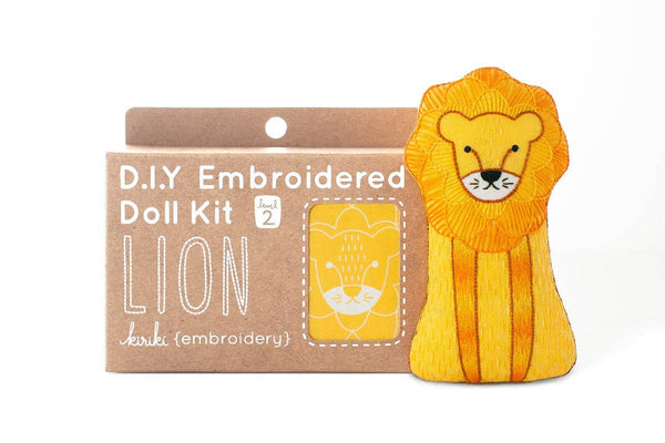 Lion Embroidery Kit