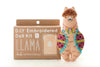 Llama Embroidery Kit