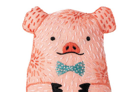 Pig Embroidery Kit