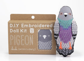 PRE-ORDER Pigeon Embroidery Kit