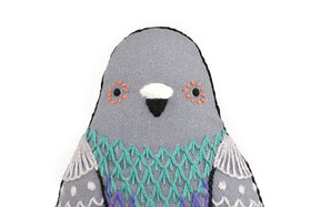 PRE-ORDER Pigeon Embroidery Kit