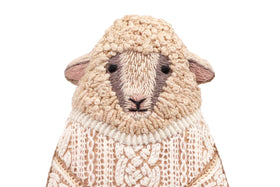 PRE-ORDER Sheep Embroidery Kit