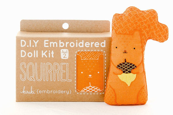 PRE-ORDER Squirrel Embroidery Kit