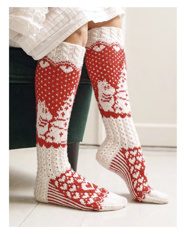 Knitted Moomin Socks