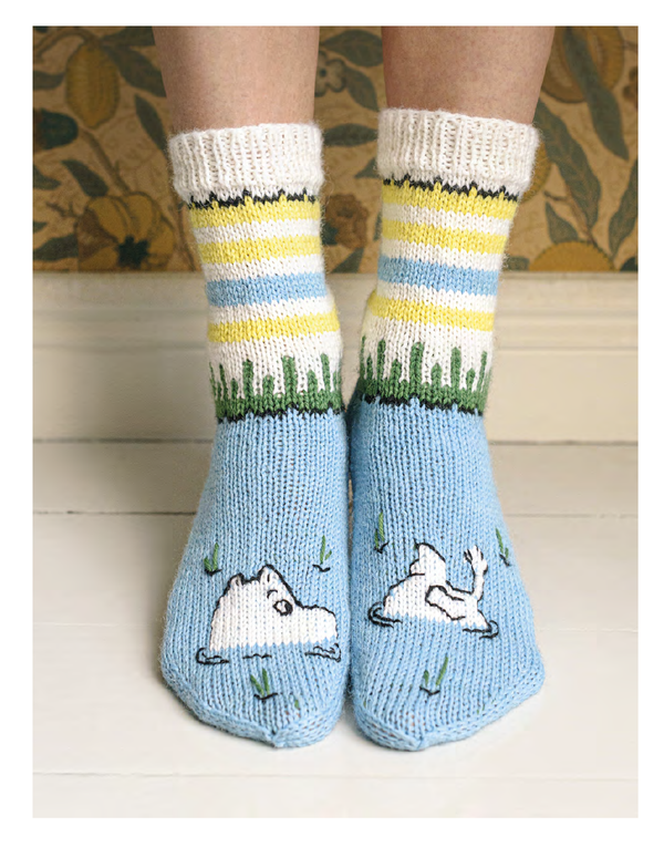 Knitted Moomin Socks