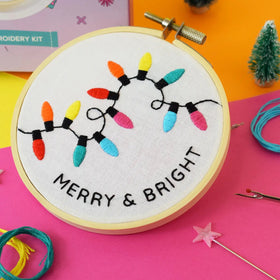 Merry and Bright Embroidery Kit