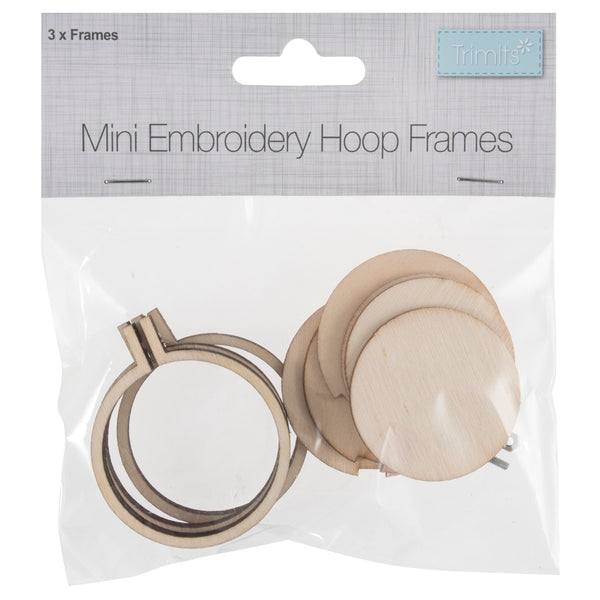 Mini Embroidery Hoop Frames