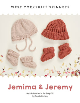 Jemima & Jeremy Hats and Booties - Sarah Hatton for West Yorkshire Spinners