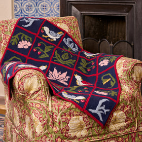 West Yorkshire Spinners - Strawberry Thief Blanket Kit