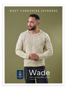 West Yorkshire Spinners Wade Men’s Stocking Stitch Jumper Pattern