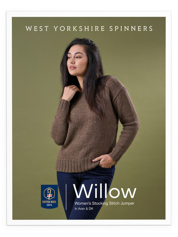 West Yorkshire Spinners Willow Women’s Stocking Stitch Jumper Pattern