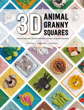 3D Animal Granny Squares - Celine Semaan