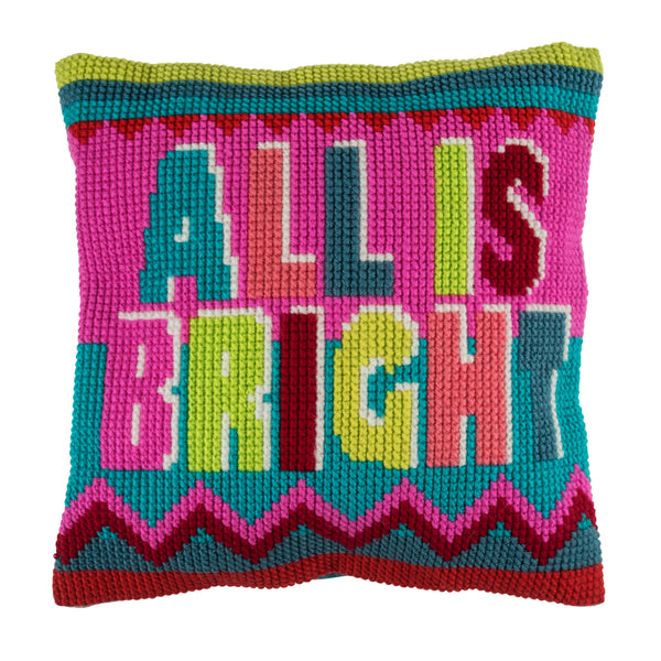 All Is Bright Cross Stitch Cushion Kit