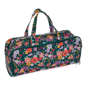 Floral Garden Knitting Bag with Pin Case