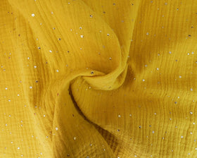 Gold Speckled Double Gauze /.25m