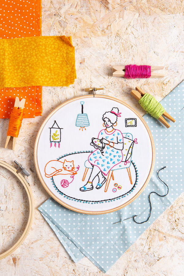Hawthorn Handmade Embroidery Kit - Wonderful Women