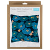 Modern Floral Cross Stitch Cushion Kit