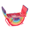 Rainbow Wicker Sewing Box