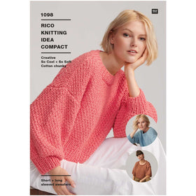 Rico 1098 Chunky Sweater Knitting Pattern