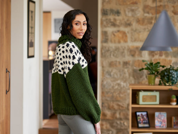FREE PATTERN DOWNLOAD Rumi Sweater - Chloe Birch for West Yorkshire Spinners