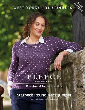 FREE PATTERN Starbeck Jumper - Sarah Hatton for West Yorkshire Spinners